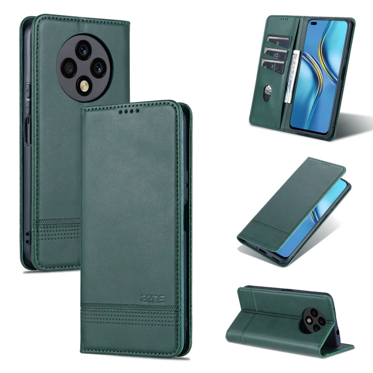 AZNS Custodia per telefono in pelle a conchiglia con struttura in vitello magnetico, For Huawei Mate 60 Pro, For Huawei Enjoy 60 Pro, For Huawei Maimang 20, For Huawei Enjoy 60X