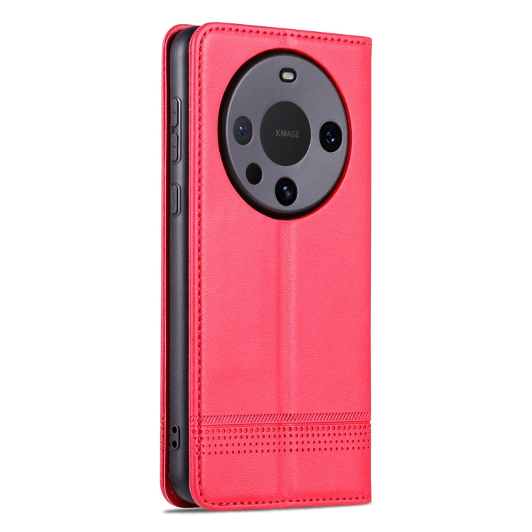 AZNS Custodia per telefono in pelle a conchiglia con struttura in vitello magnetico, For Huawei Mate 60 Pro, For Huawei Enjoy 60 Pro, For Huawei Maimang 20, For Huawei Enjoy 60X