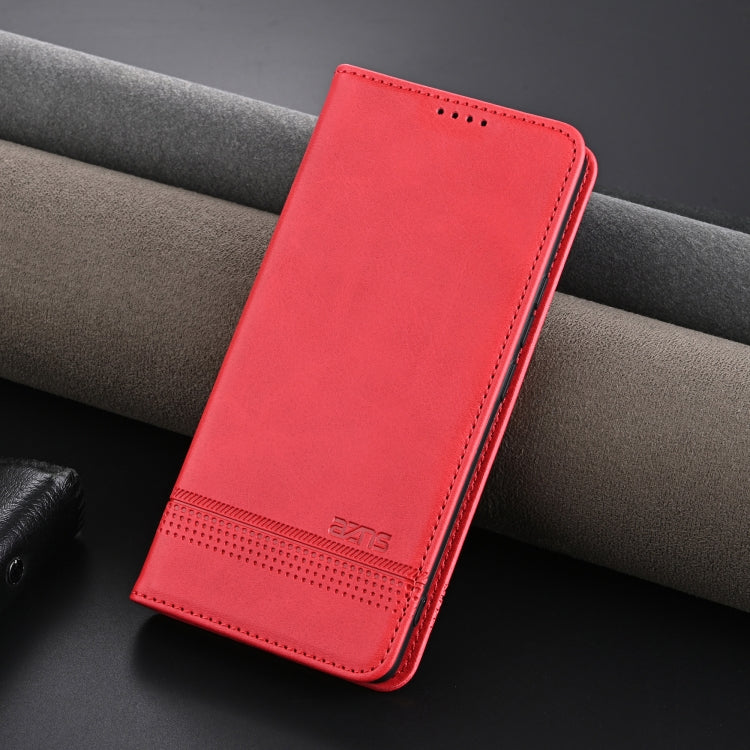 AZNS Custodia per telefono in pelle a conchiglia con struttura in vitello magnetico, For Huawei nova 12 Pro, For Huawei nova 12, For Huawei Maimang A20, For Huawei Mate 60