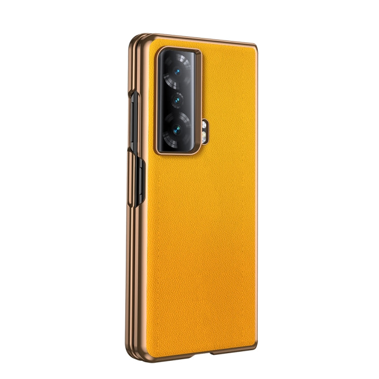Custodia per telefono pieghevole in pelle liscia galvanica, For Honor Magic V, For Honor Magic Vs
