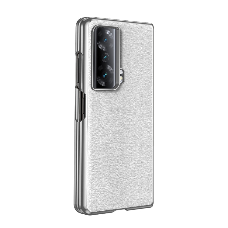 Custodia per telefono pieghevole in pelle liscia galvanica, For Honor Magic V, For Honor Magic Vs