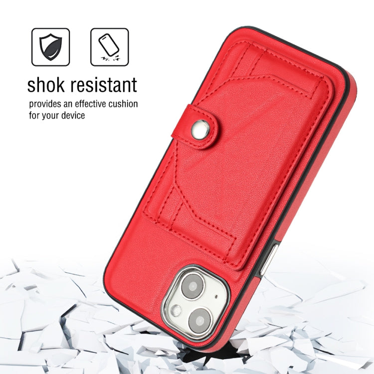Custodia per telefono in pelle antiurto con porta carte, For iPhone 14, For iPhone 15 Pro Max, For iPhone 14 Plus, For iPhone 15 Pro