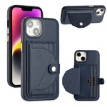 Custodia in pelle antiurto per iPhone 14 e 15 Pro Max