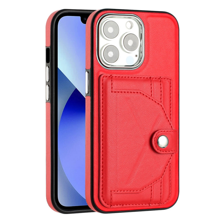 Custodia per telefono in pelle antiurto con porta carte, For iPhone 14 Pro, For iPhone 15 Plus, For iPhone 14 Pro Max, For iPhone 15