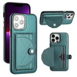 Custodia in pelle per iPhone 14 Pro, 14 Pro Max e 15 Plus