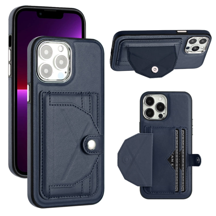 Custodia in pelle per iPhone 14 Pro, 14 Pro Max e 15 Plus