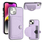 Custodia in pelle con porta carte per iPhone 13 e 12