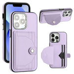 Custodia in pelle con porta carte per iPhone 13 e 12