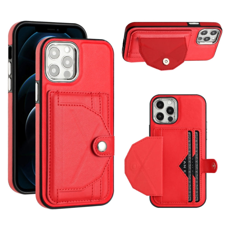 Custodia in pelle con porta carte per iPhone 13 e 12