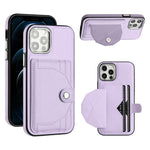 Custodia in pelle con porta carte per iPhone 13 e 12