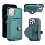Custodia in pelle con porta carte per iPhone 13 e 12