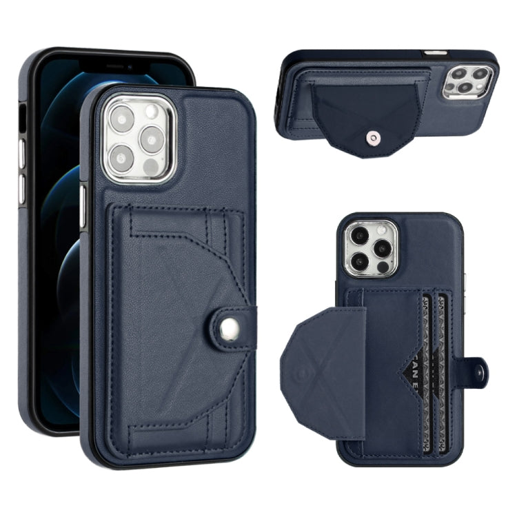 Custodia in pelle con porta carte per iPhone 13 e 12