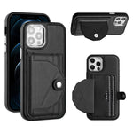 Custodia in pelle con porta carte per iPhone 13 e 12