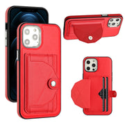 Custodia in pelle antiurto per iPhone 12 Pro Max e 11
