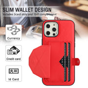Custodia in pelle antiurto per iPhone 12 Pro Max e 11
