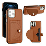 Custodia in pelle antiurto per iPhone 12 Pro Max e 11