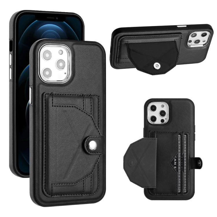 Custodia in pelle antiurto per iPhone 12 Pro Max e 11