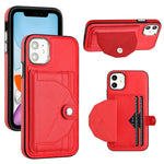 Custodia in pelle antiurto per iPhone 12 Pro Max e 11