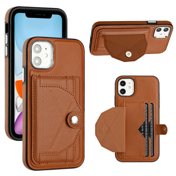 Custodia in pelle antiurto per iPhone 12 Pro Max e 11