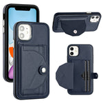 Custodia in pelle antiurto per iPhone 12 Pro Max e 11
