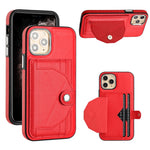 Custodia in pelle antiurto per iPhone 12 Pro Max e 11