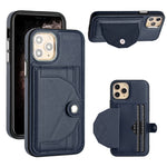 Custodia in pelle antiurto per iPhone 12 Pro Max e 11