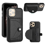 Custodia in pelle antiurto per iPhone 12 Pro Max e 11