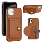 Custodia in pelle antiurto per iPhone 12 Pro Max e 11