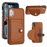 Custodia in pelle antiurto per iPhone compatibile
