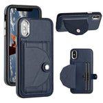 Custodia in pelle antiurto per iPhone compatibile