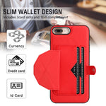 Custodia in pelle antiurto per iPhone 6/7/8 Plus
