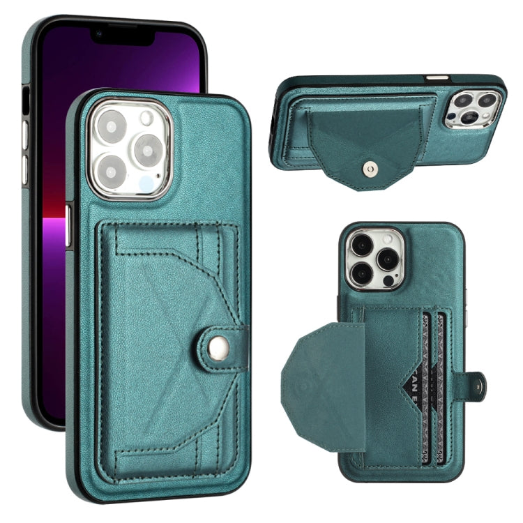 Custodia in pelle antiurto per iPhone 14 e 15 Pro Max