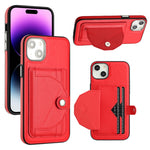 Custodia in pelle per iPhone 14 Pro, 14 Pro Max e 15 Plus