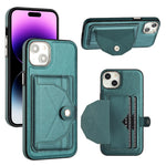 Custodia in pelle per iPhone 14 Pro, 14 Pro Max e 15 Plus