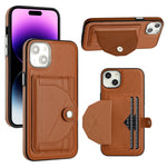 Custodia in pelle per iPhone 14 Pro, 14 Pro Max e 15 Plus