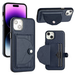 Custodia in pelle per iPhone 14 Pro, 14 Pro Max e 15 Plus