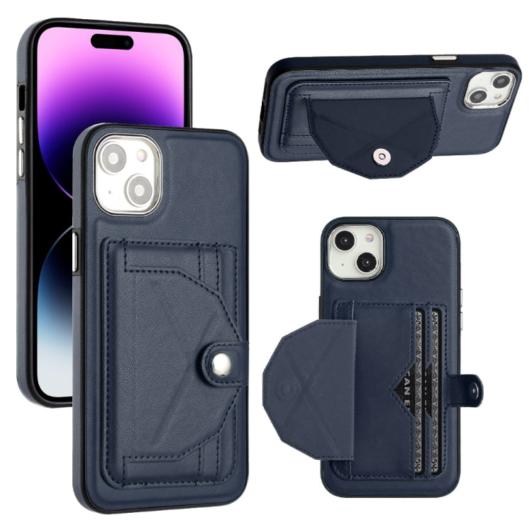 Custodia per telefono in pelle antiurto con porta carte, For iPhone 14 Pro, For iPhone 15 Plus, For iPhone 14 Pro Max, For iPhone 15