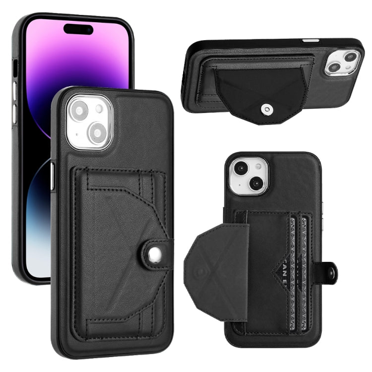 Custodia in pelle per iPhone 14 Pro, 14 Pro Max e 15 Plus