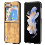Custodia in PU effetto litchi per Samsung Galaxy Z Flip5