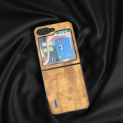 Custodia in PU effetto litchi per Samsung Galaxy Z Flip5