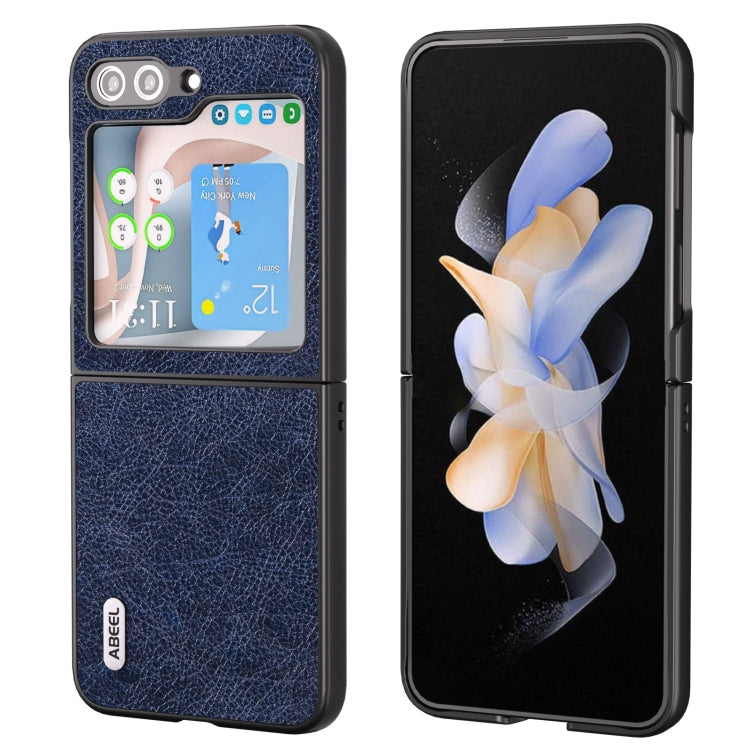 Custodia in PU effetto litchi per Samsung Galaxy Z Flip5
