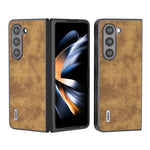 Custodia in PU effetto litchi per Samsung Galaxy Z Flip5