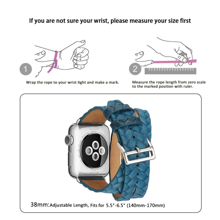 Cinturino con corona goffrata in pelle pieno fiore, For Apple Watch Series 5 & 4 40mm / 3& 2 & 1 38mm, For Apple Watch Series 8&7 45mm / SE 2&6&SE&5&4 44mm / 3&2&1 42mm, For Apple Watch Series 7 45mm / 6 & SE & 5 & 4 44mm / 3 & 2 & 1 42mm