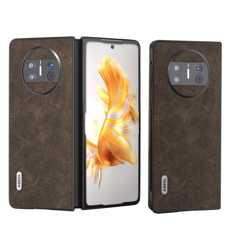 ABEEL Dream Litchi Texture Custodia per cellulare in PU, For Huawei Mate X3, For Huawei Mate 60 Pro, For Huawei Mate X5, For Huawei P60 Pocket