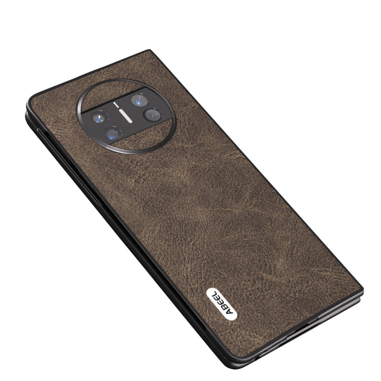 ABEEL Dream Litchi Texture Custodia per cellulare in PU, For Huawei Mate X3, For Huawei Mate 60 Pro, For Huawei Mate X5, For Huawei P60 Pocket