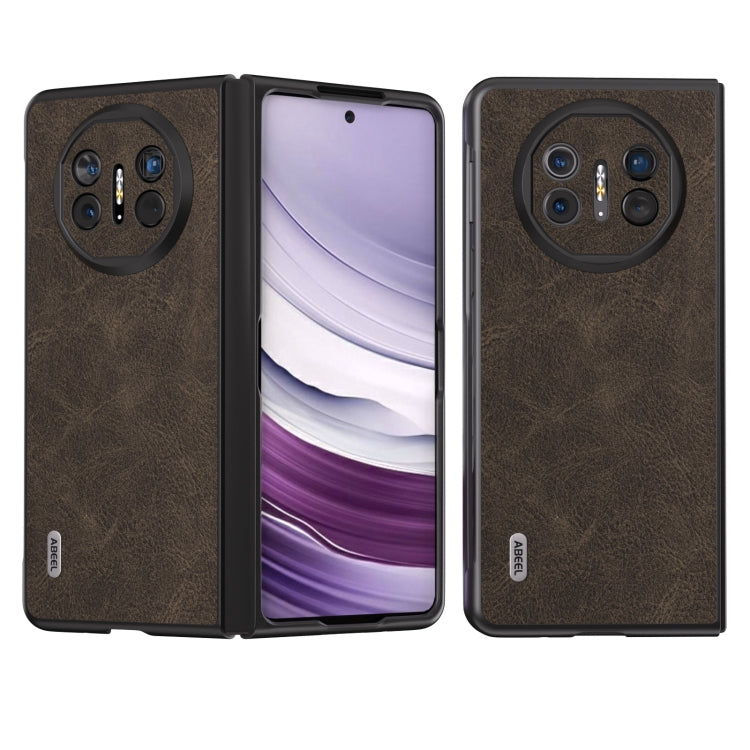 ABEEL Dream Litchi Texture Custodia per cellulare in PU, For Huawei Mate X3, For Huawei Mate 60 Pro, For Huawei Mate X5, For Huawei P60 Pocket