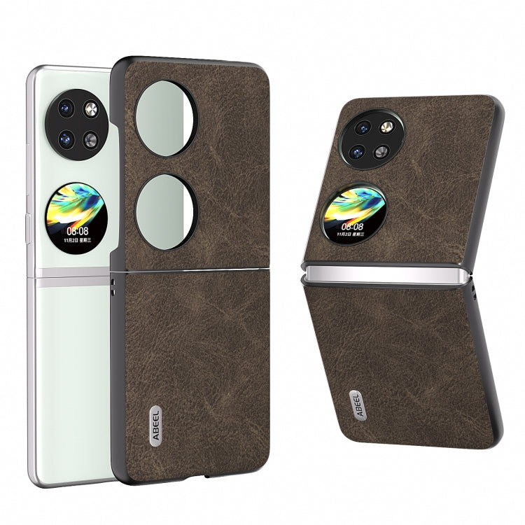 ABEEL Dream Litchi Texture Custodia per cellulare in PU, For Huawei Mate X3, For Huawei Mate 60 Pro, For Huawei Mate X5, For Huawei P60 Pocket