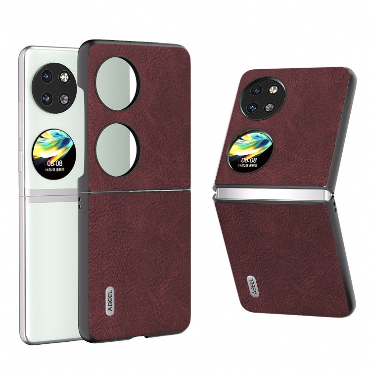ABEEL Dream Litchi Texture Custodia per cellulare in PU, For Huawei Mate X3, For Huawei Mate 60 Pro, For Huawei Mate X5, For Huawei P60 Pocket