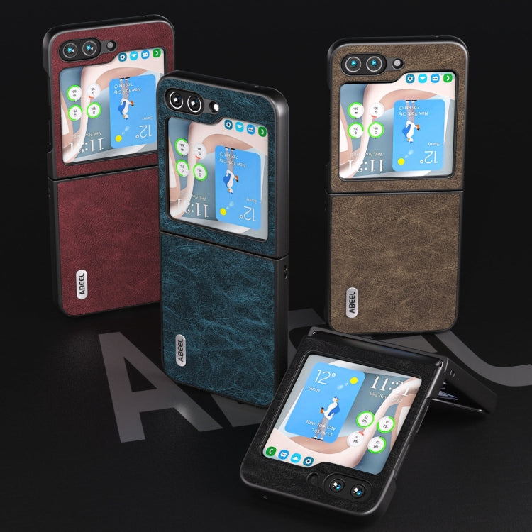 Custodia PU texture Litchi per Samsung Galaxy Z Flip5 e Fold5