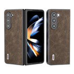 Custodia PU texture Litchi per Samsung Galaxy Z Flip5 e Fold5